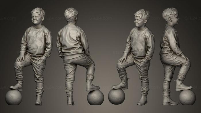 Figurines of people (Floris, STKH_0019) 3D models for cnc